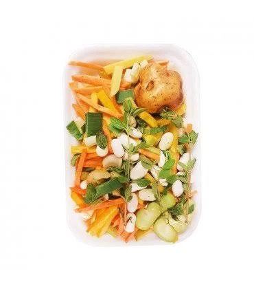 Picado de verduras Para Sopas