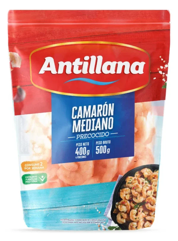 Camarón Mediano Precocido 500 gr