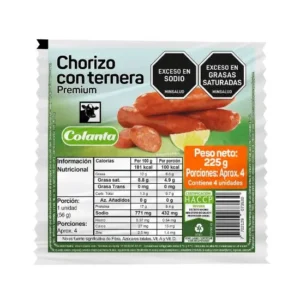 Chorizo de Ternera 225 gr