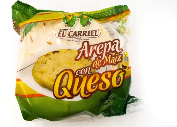 Arepas de Maíz Blanca con queso
